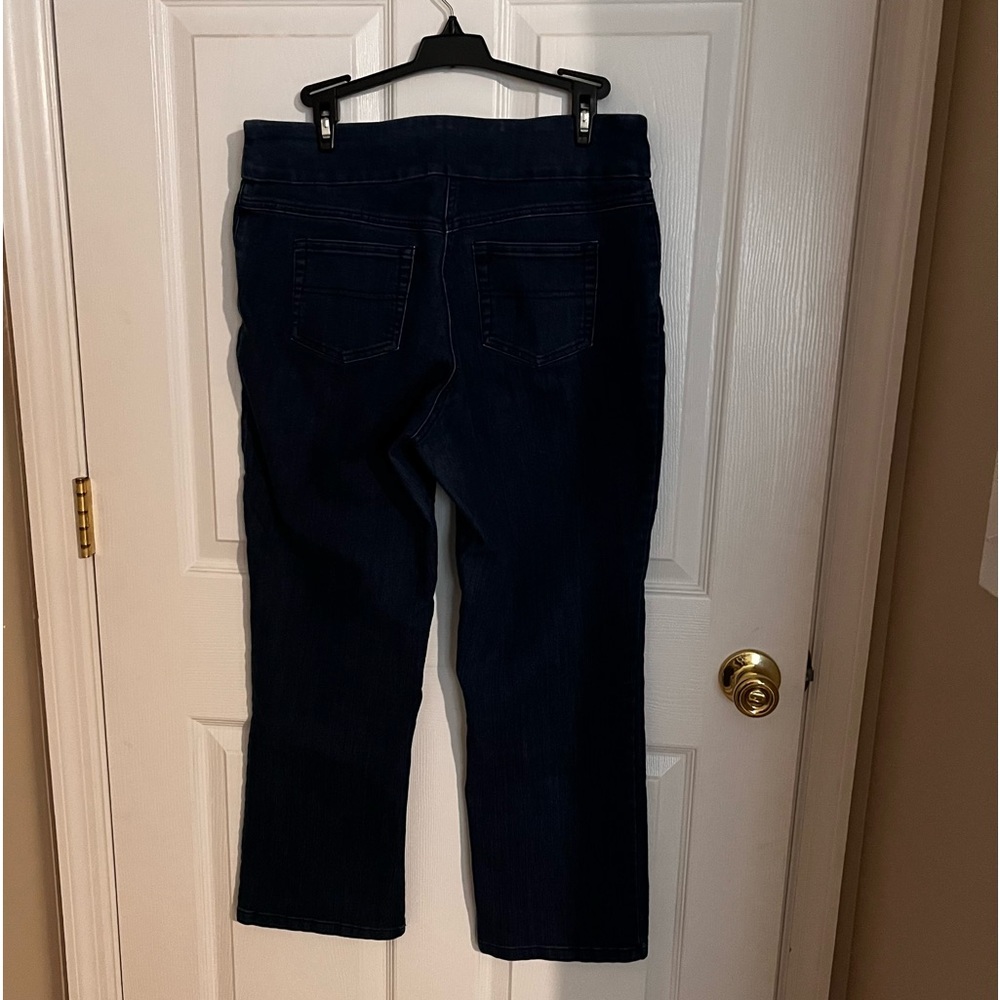 Kim Rogers petite straight leg blue jeans